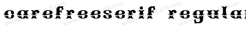 carefreeserif regular字体转换